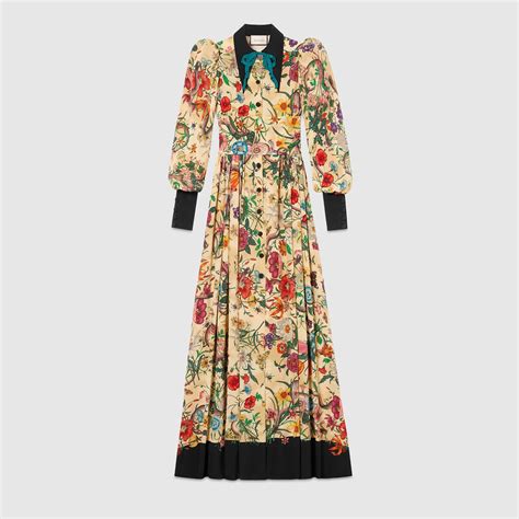 new flora gucci dress styled|gucci formal dresses.